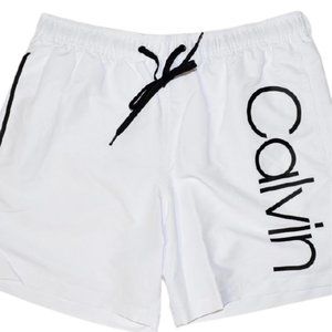 ✨NWT✨ Calvin Klein Side Logo Swim Trunks